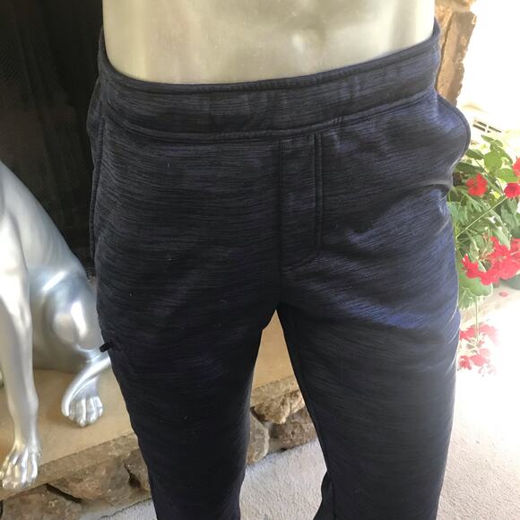 Eddie Bauer Fleece Lined Blue Pants Zipped Pocket Men’s Size Small - Picture 3 of 8